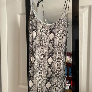 Snake Skin Body-con Dress